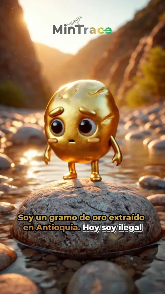 Miniatura del short de MinTrace en YouTube: La triste historia de un granito de oro que nunca pudo brillar.