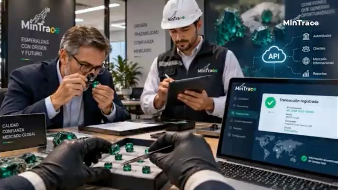 Miniatura del video de MinTrace en YouTube: ¿Tu comercializadora de esmeraldas cumple con la trazabilidad de la ANM? Descúbrelo aquí