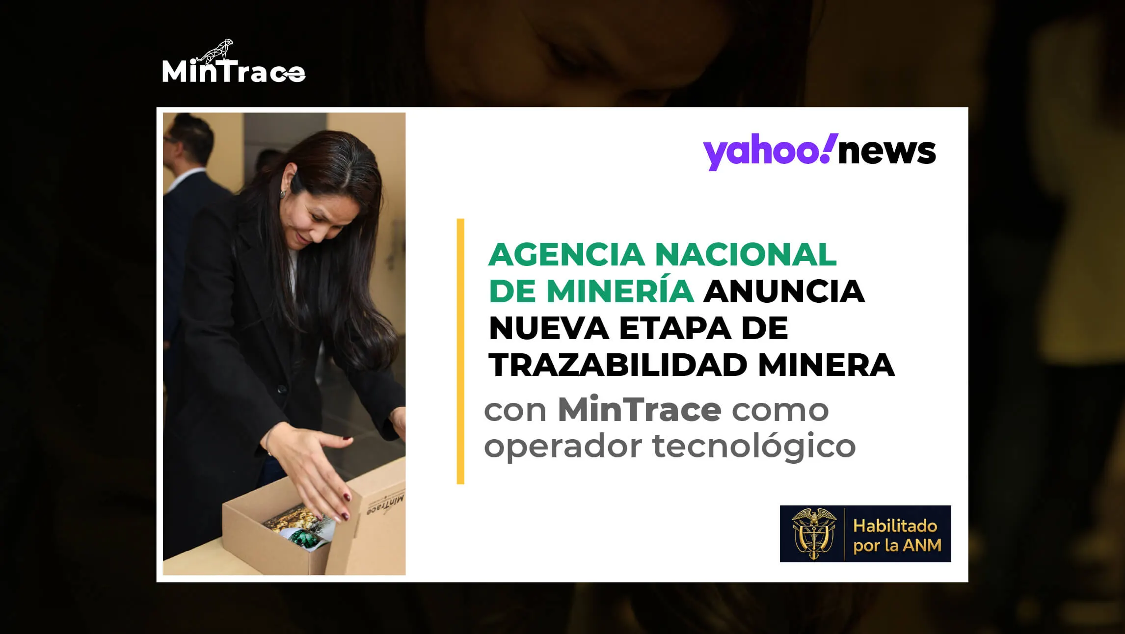 Plataforma MinTrace para la trazabilidad de minerales