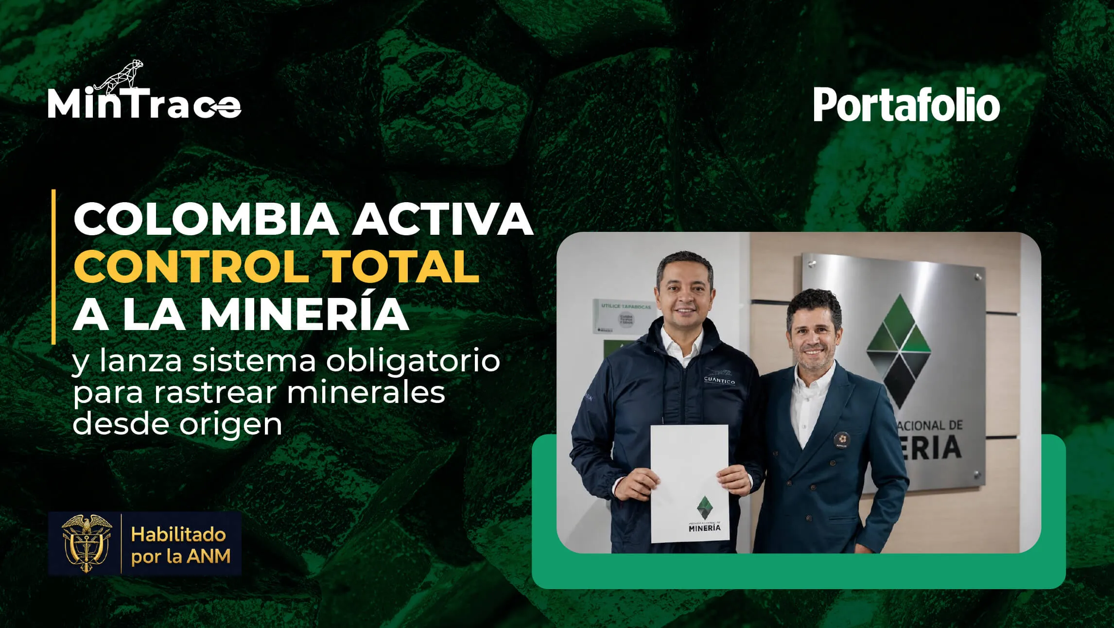 Sistema de trazabilidad de minerales con MinTrace
