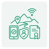 Ilustración de tecnología en el territorio