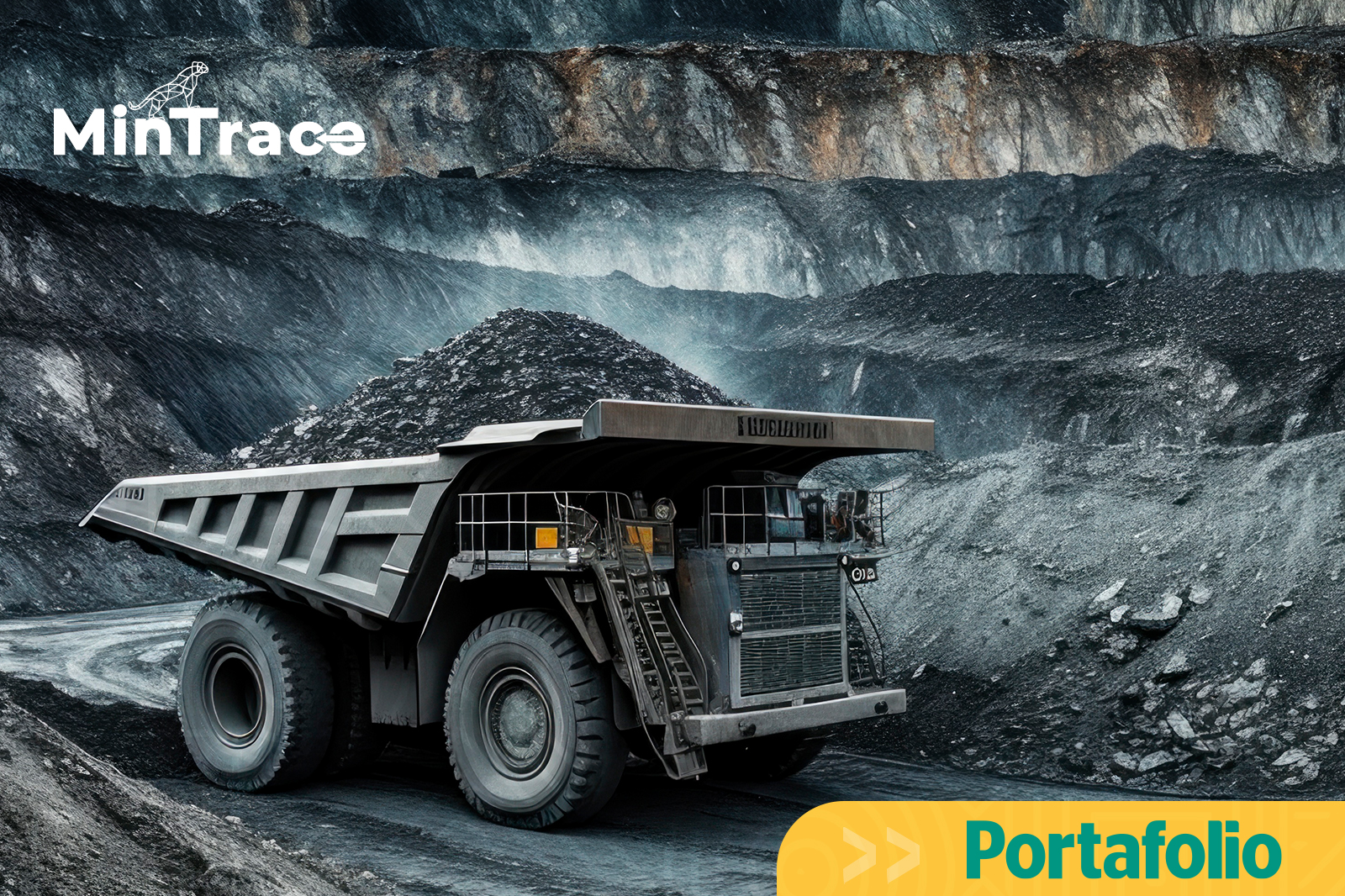 Camión minero en mina a cielo abierto asociado a MinTrace OTTM autorizado por la ANM