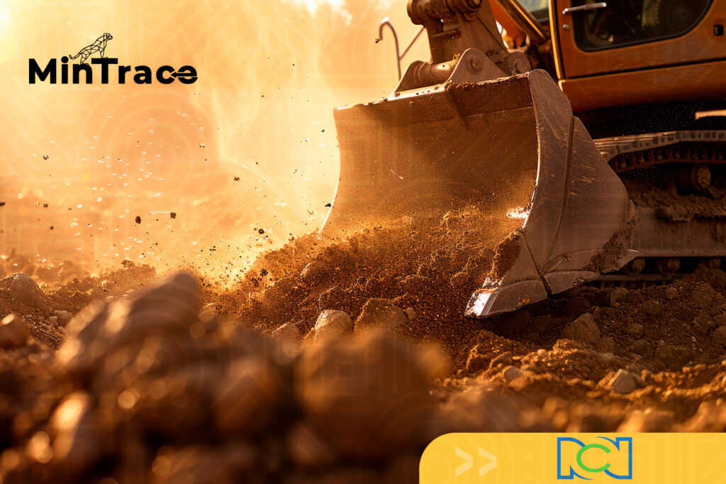 Maquinaria minera en operación con MinTrace OTTM autorizado por la ANM